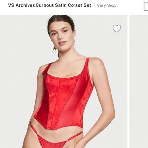 Very sexy archives burnout satin corset